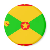 Grenada Flag Products Refrigerator Magnet