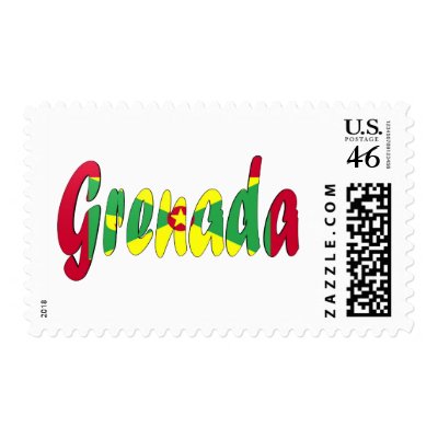 Grenada Flag Stamps by WearFlags