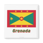 Grenada Flag with Name magnets