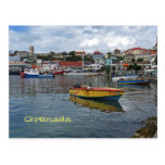 Grenada Harbor Photo Postcard