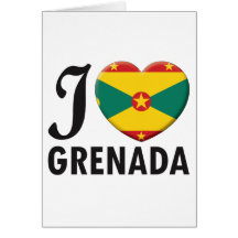 Grenada Love Greeting Card