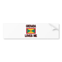 Grenada Loves Me bumper stickers