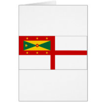 Grenada Naval Ensign Card