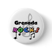 Grenada Rocks Button