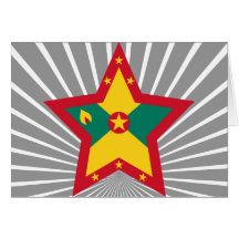 Grenada Star Greeting Card