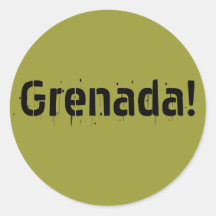 Grenada! warfare sticker
