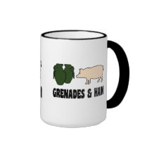 Grenades and Ham Mugs