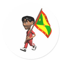 Grenadian Boy stickers