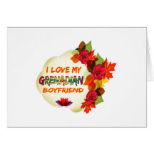 Grenadian Boyfriend Design Greeting Cards