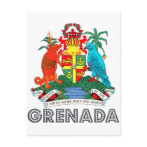 Grenadian Emblem postcards