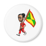 Grenadian Girl magnets