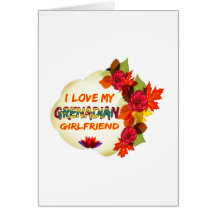 Grenadian Girlfriend designs Greeting Card