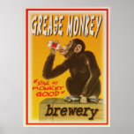 grese monkey brewery poster