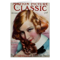 Greta Nissen Vintage 1928 Movie Magazine Card