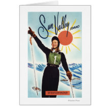 Gretchen Fraser Advertisement Poster Card