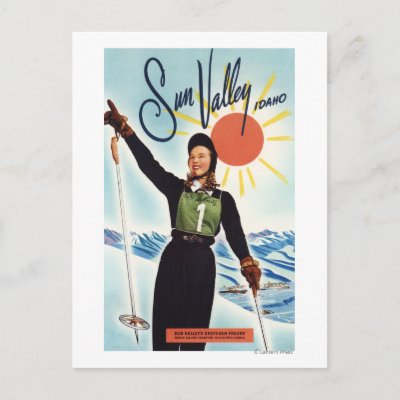 Gretchen Fraser Advertisement Poster Post Cards by LanternPress