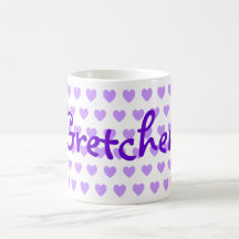 Gretchen in Purple Mugs
