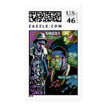 Grey5 Stoned Postage Stamps