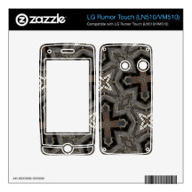 Grey abstract Pattern Skins For LG Rumor Touch