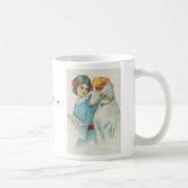 Grey and girl with music, I adopted a Greyhound... mugs