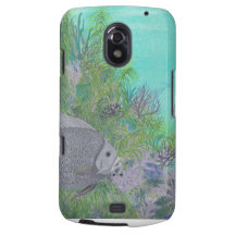 Grey Angelfish Blue Ocean Samsung Galaxy Nexus Covers