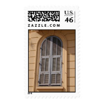 Grey Arch Shutters Stamp