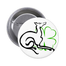 Grey Area Clover Pinback Buttons