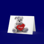 Grey Bear With Heart cards
