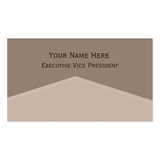Grey Biege Center Point Business Card