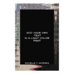 grey black abstract stationery paper