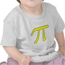 Grey Black Gray Yellow Orange Pi 3.14 symbol Math T Shirt