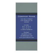 grey blue simple rack cards