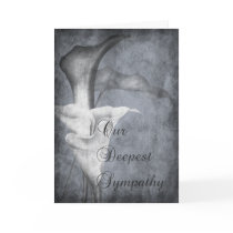 Grey Calla Sympathy Cards