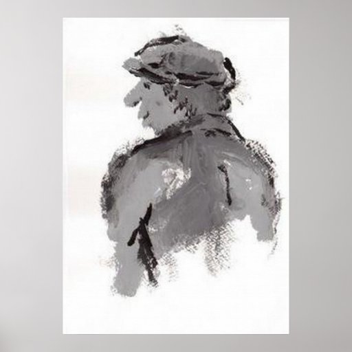 GREY CAP MAN VALUE POSTER PAPER (MATTE)