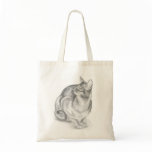 grey cat bag
