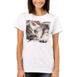 grey cat t-shirts