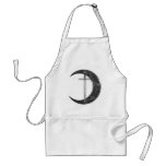 Grey Celtic Sword and Moon aprons