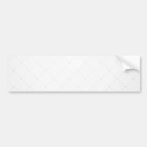Grey checkered pattern on white texture bumper stickers