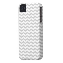Grey Chevron Case-Mate iPhone 4 Cases