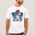 Grey Christmas Cat T-shirt