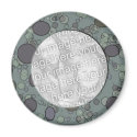 grey circle frame template magnets