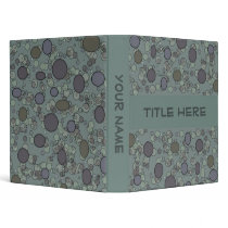 Grey Circles binders by DonnaGraysonAbstract Grey Circles binders