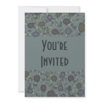 grey circles invitations