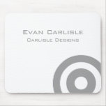 Grey Circles Mousepad | TBM