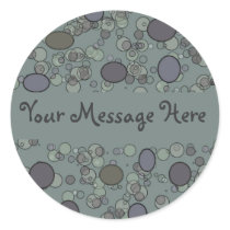 Grey Circles stickers by DonnaGraysonAbstract Grey Circles stickers