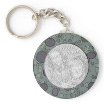 grey circles template keychains