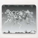 grey cloud mousepads