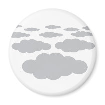 grey clouds weather magnets by Tomaniac grey clouds weather magnets
