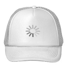 grey computer loading symbol hat