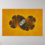 Grey Creature - Fractal Poster
